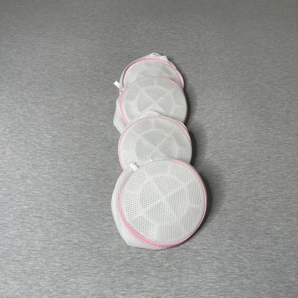 Target Circular Mesh Laundry Delicates & Bra Wash Zip-Up Bags 4 PCS. Set